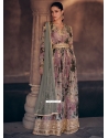 Georgette Designer Gown In Lavender