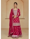 Rani Pink Premium Silk Classic Designer Salwar Suit