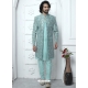 Firozi Jacqurad Silk Designer Indowestern Sherwani For Men