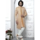 Orange Jacqurad Silk Designer Indowestern Sherwani