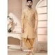 Gold Silk Indo Western Sherwani