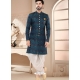 Morpeach Designer Jacquard Indo Western Sherwani