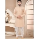 Peach Designer Indo Western Sherwani For Men