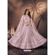 Pink Premium Net Hand Worked Wedding Lehenga Choli