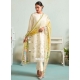 Ravishing Off White Muslin Salwar Suit