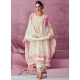 Off White Muslin Salwar Suit