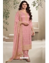 Pink Classic Dola Silk Designer Salwar Suit