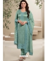 Green Classic Dola Silk Designer Salwar Suit