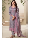 Lavender Classic Dola Silk Designer Salwar Suit