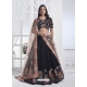 Black Sequence Embroidered Worked Premium Net Lehenga Choli