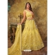 Yellow Sequins And Embroidered Premium Net Lehenga Choli