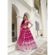 Pink Embroidery And Sequins Worked Butterfly Net Designer Lehenga Choli