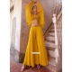 Georgette Salwar Suit In Yellow