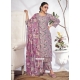 Lavender Cotton Digital Print Work Salwar Suit For Ceremonial