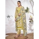 Green Cotton Salwar Suit With Digital Print Work For Ceremonial