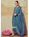Muslin Designer Salwar Suit In Blue