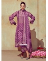 Muslin Salwar Suit In Pink