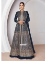 Rama Embroidered Work Georgette Lehenga Suit