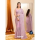 Pink Trendy Georgette Designer Saree