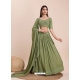 Beautiful Green Sequins Embroidered Lehenga Choli