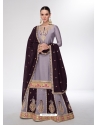 Grey Premium Silk Designer Lehenga Suit