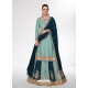 Turquoise Premium Silk Designer Lehenga Suit