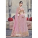 Net Embroidered Pink Lehenga Choli