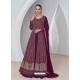 Premium Silk Anarkali Suit In Purple