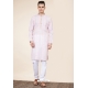 Baby Pink Heavy Cotton Digital Printed Kurta Pajama