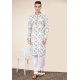 Cream Heavy Cotton Digital Printed Kurta Pajama