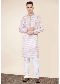 Multi Colour Digital Printed Kurta Pajama