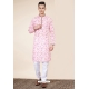 Pink Heavy Cotton Digital Printed Kurta Pajama