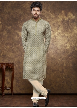 Multi Colour Poly Cotton Digital Printed Mens Kurta Pajama