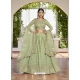 Green Designer Heavy Georgette Lehenga Choli