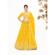 Perfect Designer Heavy Georgette Lehenga Choli In Yellow