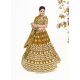 Mustard Designer Heavy Georgette Lehenga Choli