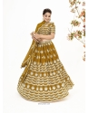 Mustard Designer Heavy Georgette Lehenga Choli