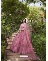 Pink Designer Heavy Net Lehenga Choli