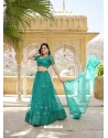 Green Designer Heavy Net Lehenga Choli