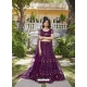 Purple Designer Heavy Net Lehenga Choli