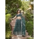 Green Net Heavy Designer Lehenga Choli