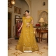 Mustard Designer Heavy Net Lehenga Choli