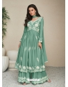 Green Heavy Rayon Trendy Salwar Suit