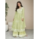 Sea Green Heavy Rayon Trendy Salwar Suit