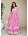 Pink Heavy Rayon Trendy Salwar Suit