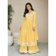 Yellow Heavy Rayon Trendy Salwar Suit