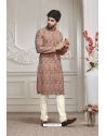 Multi Colour Poly Digital Printed Kurta Pajama For Mens