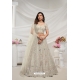 White Soft Net Floral Emrboidered Heavy Lehenga Choli