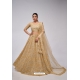 Golden Soft Net Designer Heavy Worked Lehenga Choli