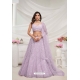 Lavender Designer Heavy Embroidered Lehenga Choli